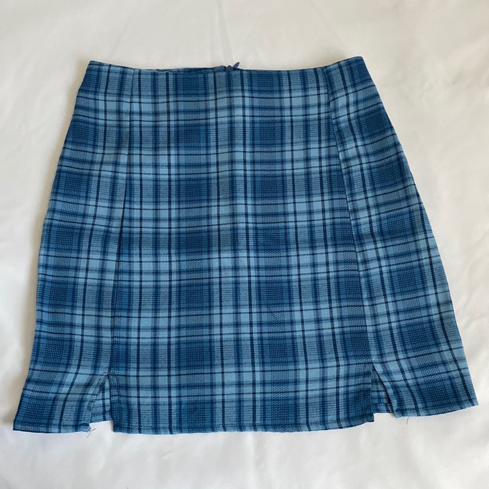 plaid spring skirt